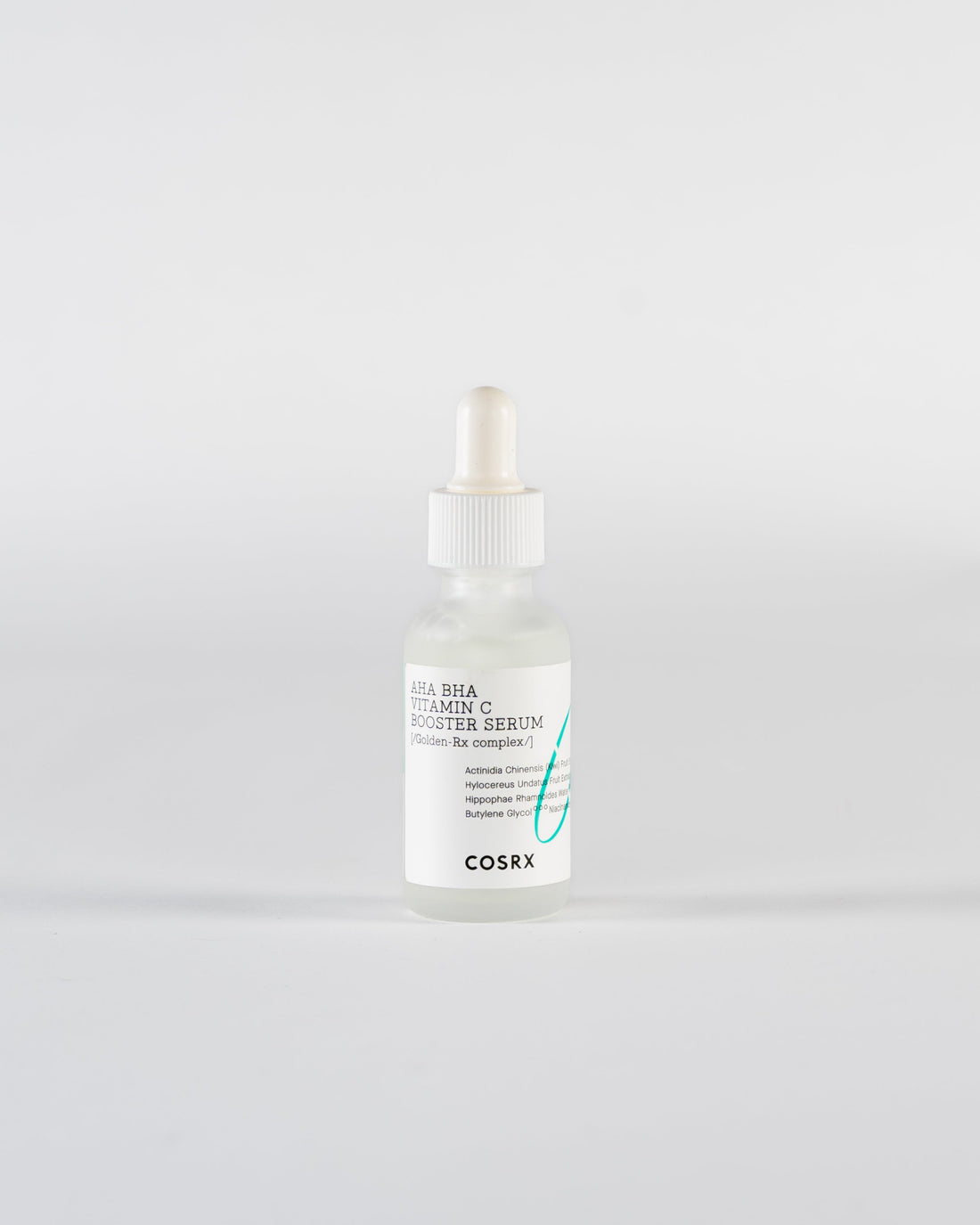 Refresh AHA BHA Vitamin C Booster serum, 30ml glass bottle, from Cosrx